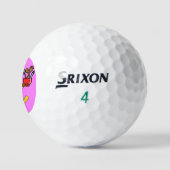 Popcorn Anime Chef Ducky Kazoo Roze Golfballen (Logo)