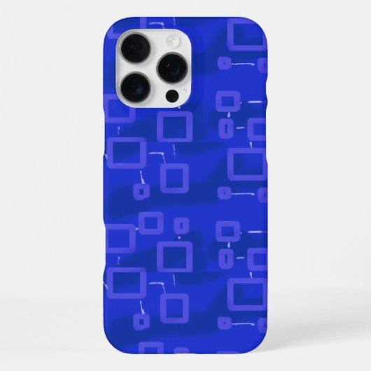 Popcorn Anime Circuit in Candy Blauw iPhone Hoesje (Achterkant)