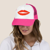 Popcorn Anime Funny Red Lips Trucker Pet (In situ)