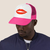 Popcorn Anime Funny Red Lips Trucker Pet (In situ)