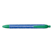 Popcorn anime groene cirkels blauwe inkt pen (Achterkant)