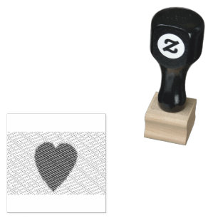Popcorn Anime Heart Rubberstempel