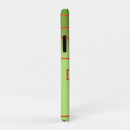 Popcorn Anime Kerst Groene iPhone / iPad case (Achterkant/rechts)