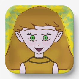 Popcorn Anime Merry Paper Borden Papieren Bordje