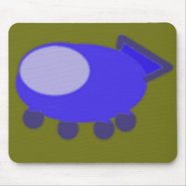 Popcorn Anime Puppy Ruimteschip Mousepad Muismat