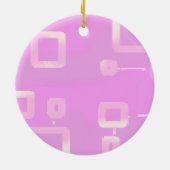 Popcorn Anime Roze Streep Ornament (Achterkant)