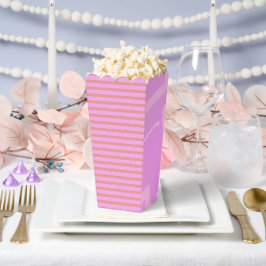 Popcorn Anime Roze Streep Popcorn Anime Favor Box Bedankdoosjes