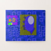 Popcorn Anime Ruimteschip Puzzel (Horizontaal)