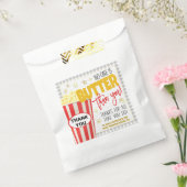 Popcorn Appreciation Favor Treat Tassen Bedankzakje (Gezegeld)