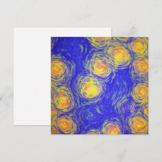 Popcorn Art Kaart (Voorkant / Achterkant)