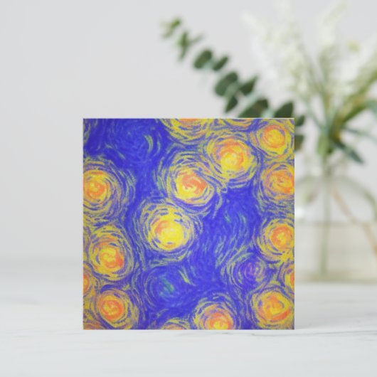 Popcorn Art Kaart (Staand voorkant)