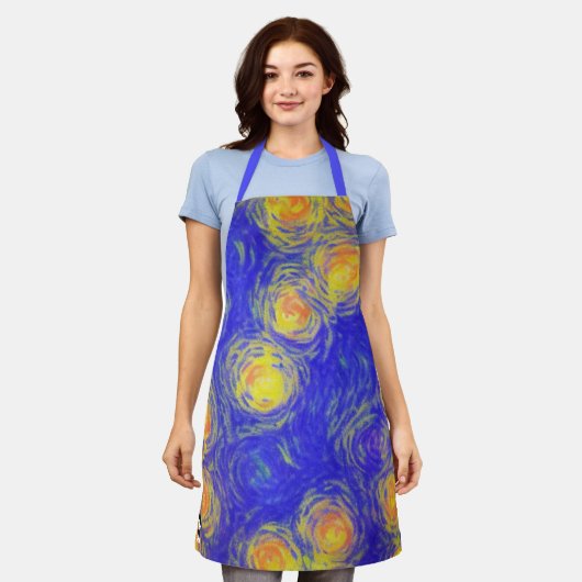 Popcorn Art Schort (Gedragen)