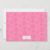 Popcorn Baby shower Invitation Kaart (Achterkant)