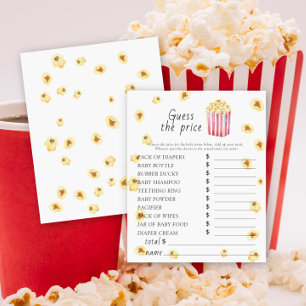 Popcorn baby shower - Raad de prijs Spel