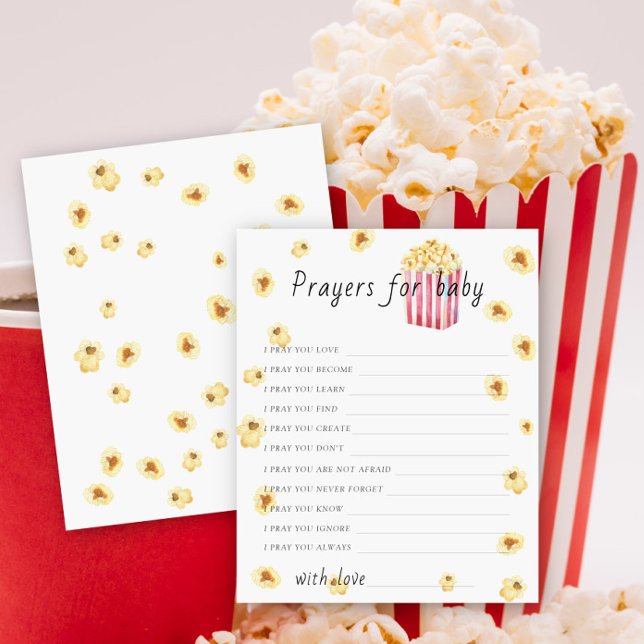 Popcorn baby shower voor baby (Creator heeft geüpload)