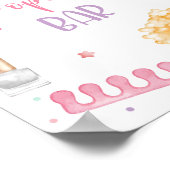 Popcorn Bar Mani-Pedi Party Manicure Pedicure Girl Poster (Hoek)