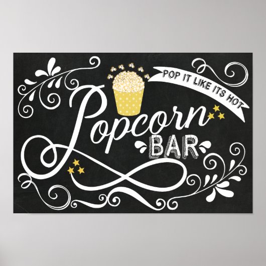 Popcorn Bar Poster (Voorkant)