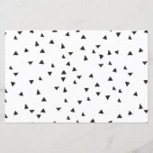 Popcorn Bar | Zwart wit minimalistisch bruiloft (Achterkant)