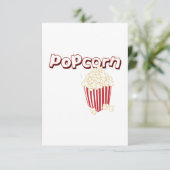 Popcorn Bedankkaart (Staand voorkant)
