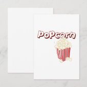 Popcorn Bedankkaart (Voorkant / Achterkant)