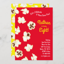 Popcorn Bioscoop Kinderen Verjaardagsfeestje