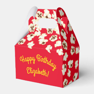 Popcorn Birthday Party Movie Theater Bedankdoosjes