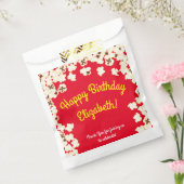 Popcorn Birthday Party Movie Theater Bedankzakje (Gezegeld)