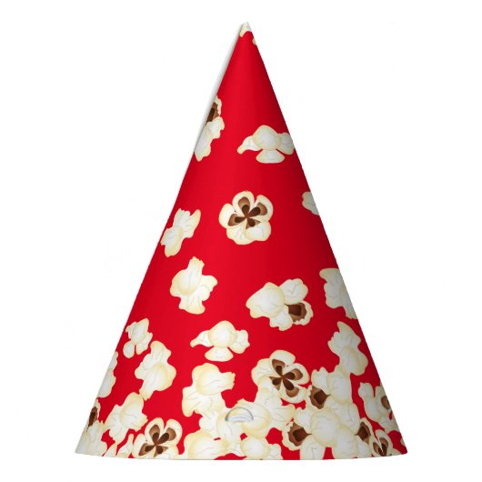 Popcorn Birthday Party Movie Theater Feesthoedjes (Links)