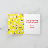 Popcorn Birthday Party Movie Theater Kaart (Binnen)