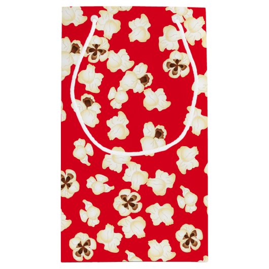 Popcorn Birthday Party Movie Theater Klein Cadeauzakje (Achterkant)