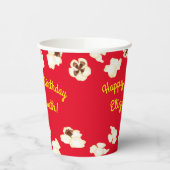 Popcorn Birthday Party Movie Theater Papieren Bekers (Links)