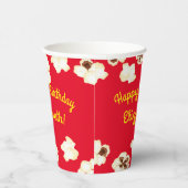Popcorn Birthday Party Movie Theater Papieren Bekers (Rechts)