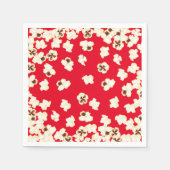 Popcorn Birthday Party Movie Theater Servet (Voorkant)