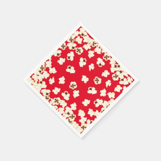 Popcorn Birthday Party Movie Theater Servet (Hoek)