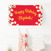 Popcorn Birthday Party Movie Theater Spandoek (Insitu)
