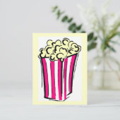 Popcorn Box Briefkaart (Staand voorkant)