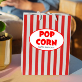 Popcorn Box Film Thema Gepersonaliseerde Gift Bag Medium Cadeauzakje