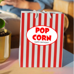 Popcorn Box Film Thema Gepersonaliseerde Gift Bag Medium Cadeauzakje