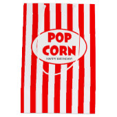 Popcorn Box Film Thema Gepersonaliseerde Gift Bag Medium Cadeauzakje (Achterkant)