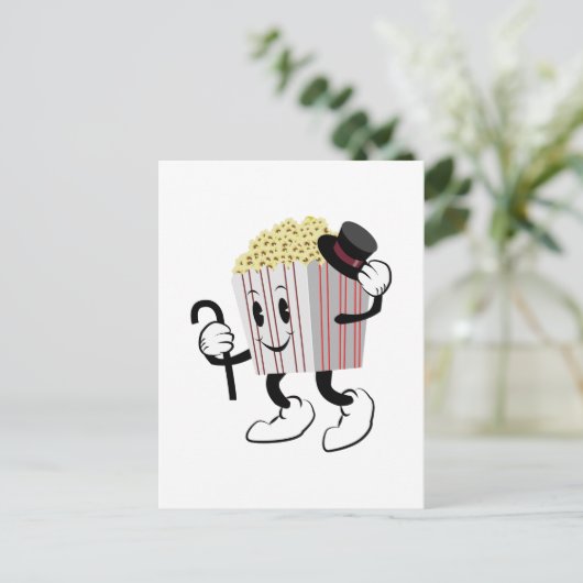 Popcorn Briefkaart (Staand voorkant)