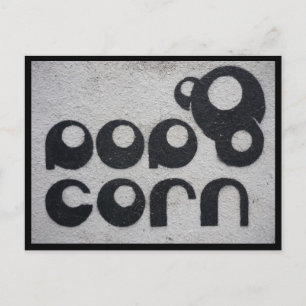popcorn briefkaart