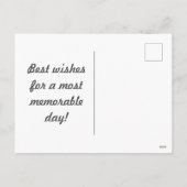 Popcorn Briefkaart (donkergrijs & botergeel) (Achterkant)