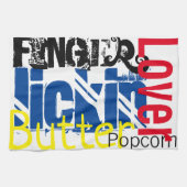 Popcorn Butter Movie Night Towel Theedoek (Horizontaal)