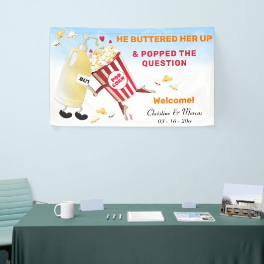 Popcorn & Butter Verloving Spandoek (Beurs)