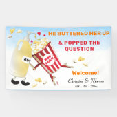 Popcorn & Butter Verloving Spandoek (Horizontaal)