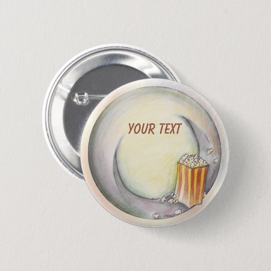 Popcorn Button (Voorkant /achterkant)