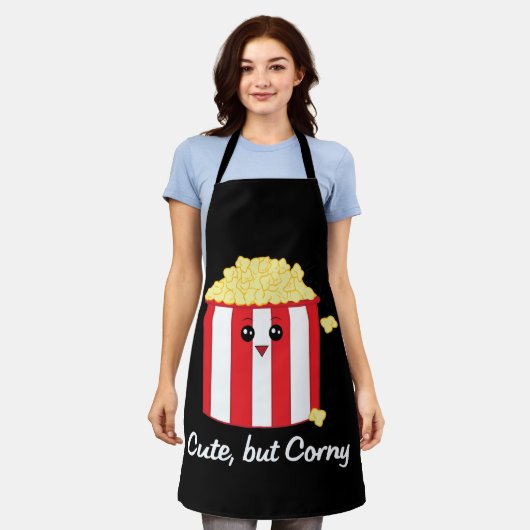 Popcorn Cartoon Cute but Corny Schort (Gedragen)