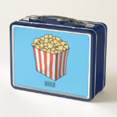 Popcorn cartoon illustratie (Achterkant)
