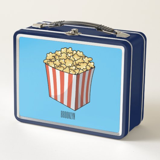 Popcorn cartoon illustratie (Voorkant)