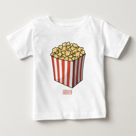 Popcorn cartoon illustratie (Voorkant)